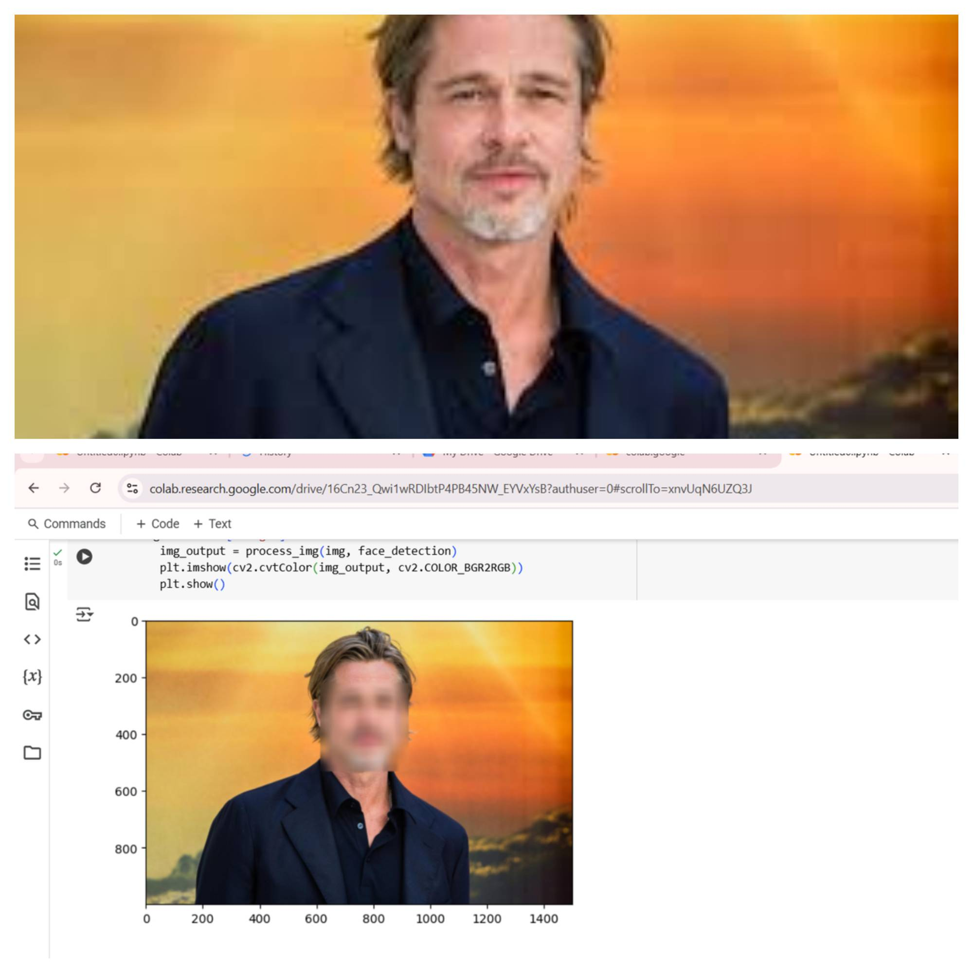 Face Blurring in Action